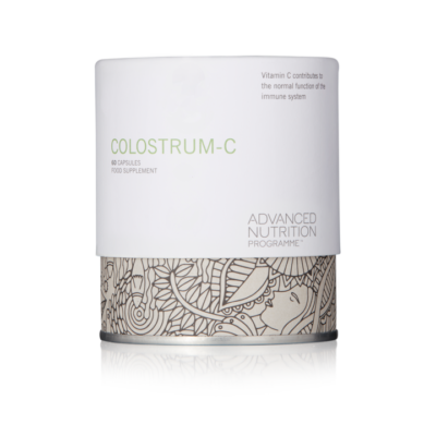 Advanced Nutrition Programme Colostrum-C is a wellbeing supplement designed for overall health and vitality.